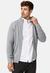 Indicode Sweatjacke INLut Grau/Hellgrau