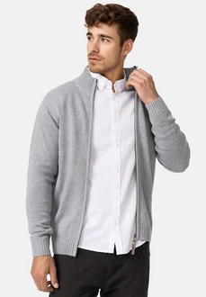 Indicode Sweatjacke INLut Grau/Hellgrau