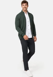 Indicode Sweatjacke INLut Dunkelgrün/Grün
