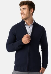 Indicode Sweatjacke INLut Dunkelblau/Hellblau