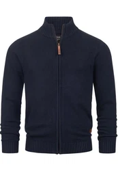 Indicode Sweatjacke INLut Dunkelblau/Hellblau
