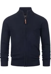 Indicode Sweatjacke INLut Dunkelblau/Hellblau