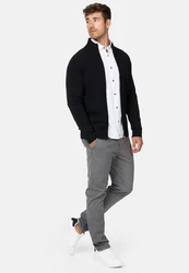 Indicode Sweatjacke INLut Schwarz/Hellblau/Dunkelblau