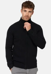 Indicode Sweatjacke INLut Schwarz/Hellblau/Dunkelblau