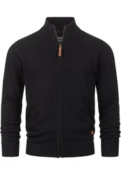 Indicode Sweatjacke INLut Schwarz/Hellblau/Dunkelblau