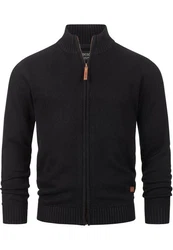 Indicode Sweatjacke INLut Schwarz/Hellblau/Dunkelblau