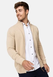 Indicode Sweatjacke INLut Beige/Khaki