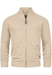 Indicode Sweatjacke INLut Beige/Khaki