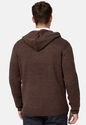Indicode Sweatjacke INGage Braun/Dunkelrot/Dunkelbraun
