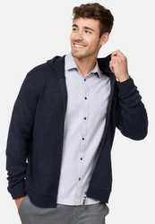 Indicode Sweatjacke INGage Hellblau/Dunkelblau/Grau