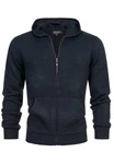 Indicode Sweatjacke INGage Hellblau/Dunkelblau/Grau
