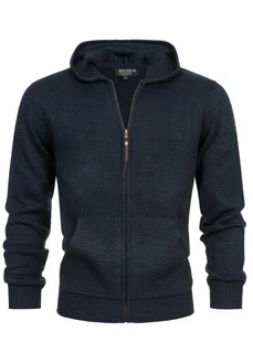 Indicode Sweatjacke INGage Hellblau/Dunkelblau/Grau