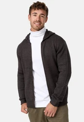 Indicode Sweatjacke INGage Dunkelgrau/Dunkelbraun/Schwarz/Dunkelrot/Hellblau