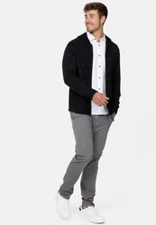Indicode Sweatjacke INGage Schwarz/Rot/Grau/Hellblau/Dunkelgrau
