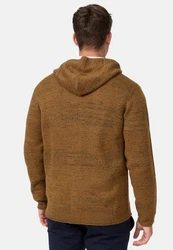 Indicode Sweatjacke INGage Braun/Rot/Beige