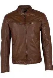 Lederjacke GBDerry Herren Bikerjacke aus Lammnappa Leder