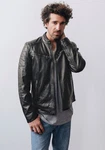 Gipsy by Mauritius Herren Bikerjacke GBDerry Schwarz/Grau/Dunkelgrau/Dunkelgrün