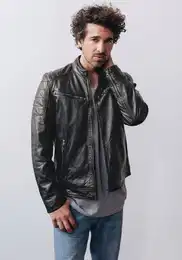 Lederjacke GBDerry Herren Bikerjacke aus Lammnappa Leder