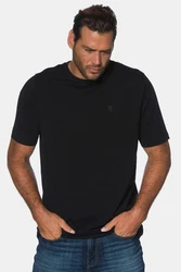 JP1880 T-Shirt Basic Rundhals Schwarz/Dunkelblau