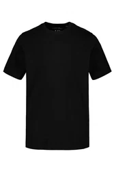 JP1880 T-Shirt Basic Rundhals Schwarz/Dunkelblau