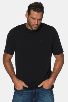 JP1880 T-Shirt Basic Rundhals Schwarz/Dunkelblau
