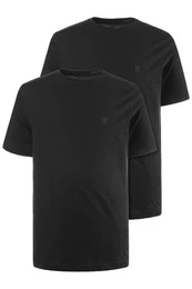 T-Shirt T-Shirts Basic 2er-Pack Rundhals bis 8XL (2-tlg)