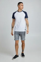 11 Project T-Shirt PRBo Weiß/Dunkelblau/Creme/Hellblau
