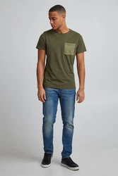 Blend T-Shirt Style BHBenedikt Dunkelgrün/Khaki/Grün