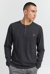 11 Project Langarmshirt PRBonso Dunkelgrau/Grau/Hellgrau/Braun