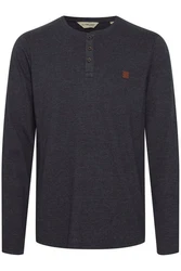 11 Project Langarmshirt PRBonso Dunkelgrau/Grau/Hellgrau/Braun