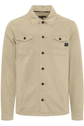 11 Project Langarmhemd Style PRJohann Beige/Khaki