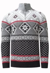 Rusty Neal Strickpullover Weiß/Gelb/Grau/Braun/Creme/Mischfarben/Orange