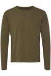 Blend Langarmshirt BLEND BHBhnicolai Khaki/Dunkelgrün