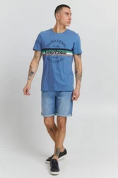 Blend T-Shirt BLEND BHAdamus Blau/Hellblau