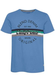 Blend T-Shirt BLEND BHAdamus Blau/Hellblau Blend T-Shirt BLEND BHAdamus Blau/Hellblau