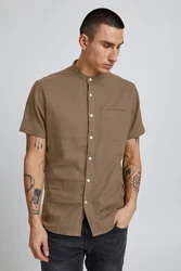 11 Project Kurzarmhemd PROcke Beige/Khaki/Braun