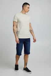 11 Project T-Shirt PRBennet Khaki/Beige/Creme/Hellgrün/Weiß/Grün