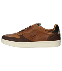 Pantofola d'Oro Lioni Uomo Low Sneaker Braun/Dunkelbraun/Orange