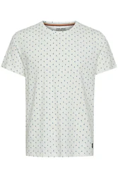 Blend T-Shirt BLEND BHTee Türkis/Hellblau/Blau/Creme/Weiß