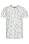 Blend T-Shirt BLEND BHTee Türkis/Hellblau/Blau/Creme/Weiß