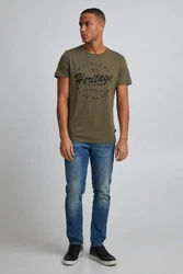 Blend T-Shirt BHAbraham Dunkelgrün/Khaki/Grün