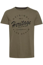 Blend T-Shirt BHAbraham Dunkelgrün/Khaki/Grün