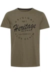 Blend T-Shirt BHAbraham Dunkelgrün/Khaki/Grün