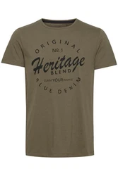 Blend T-Shirt BHAbraham Dunkelgrün/Khaki/Grün