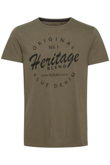 Blend T-Shirt BHAbraham Dunkelgrün/Khaki/Grün