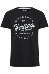 Blend T-Shirt BHAbraham Blau/Schwarz