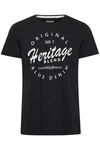 Blend T-Shirt BHAbraham Blau/Schwarz