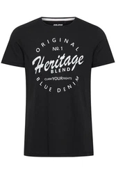 Blend T-Shirt BHAbraham Blau/Schwarz