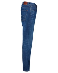 Pepe Jeans 5-Pocket Jeans KINGSTON ZIP Relaxed Fit Blau/Hellblau/Dunkelblau