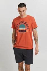 Blend T-Shirt BLEND BHOrtwin Orange/Rot/Braun